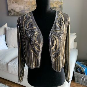 English Rose embellished top/jacket